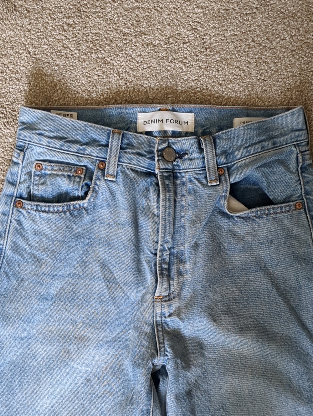 Denim Forum The Farrah Hi-rise Full-length Jean - Picture 2 of 7